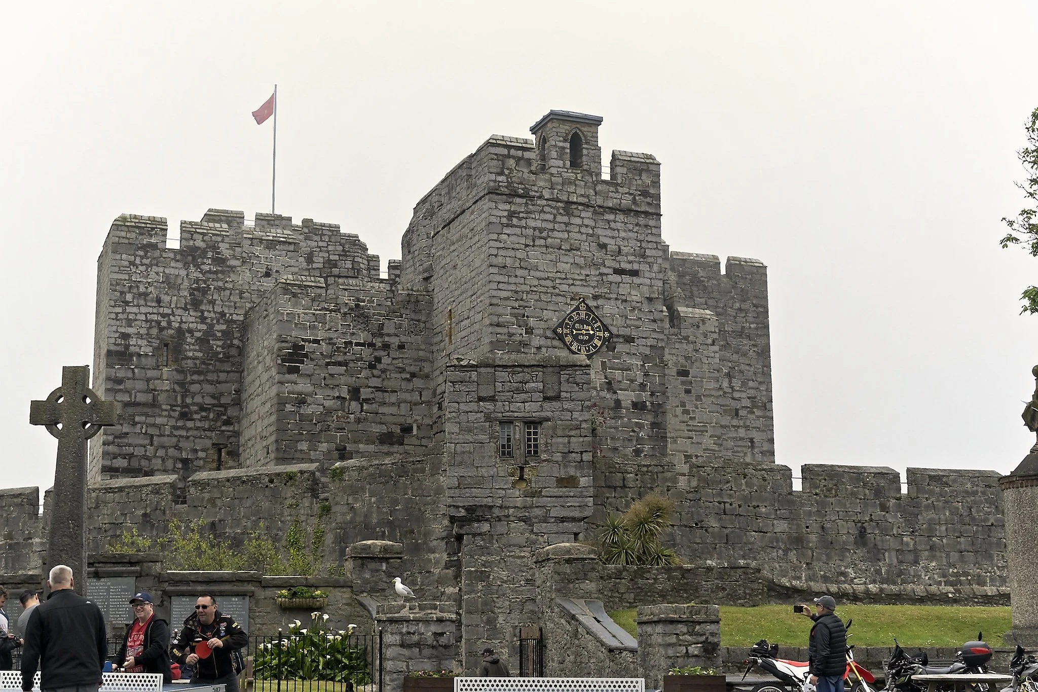 Castle Rushen, which gives Castletown its name. This was at one time the capital of the Isle of Man. 
