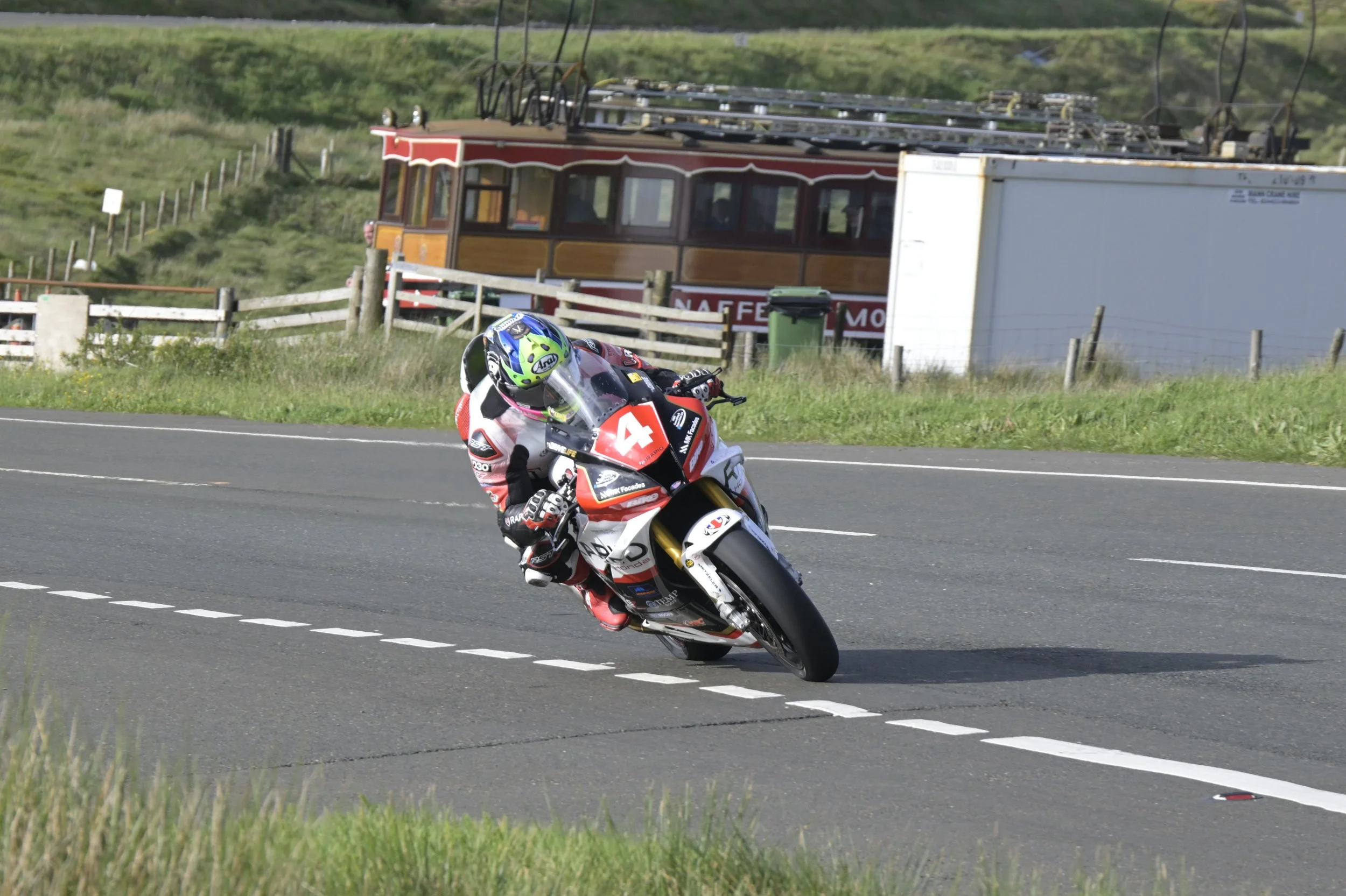 Milwaukee Senior TT. #4 Jamie Coward - Honda CBR1000RR - Rapid Honda with DriveLife Racing. Photo taken at Bungalow. 