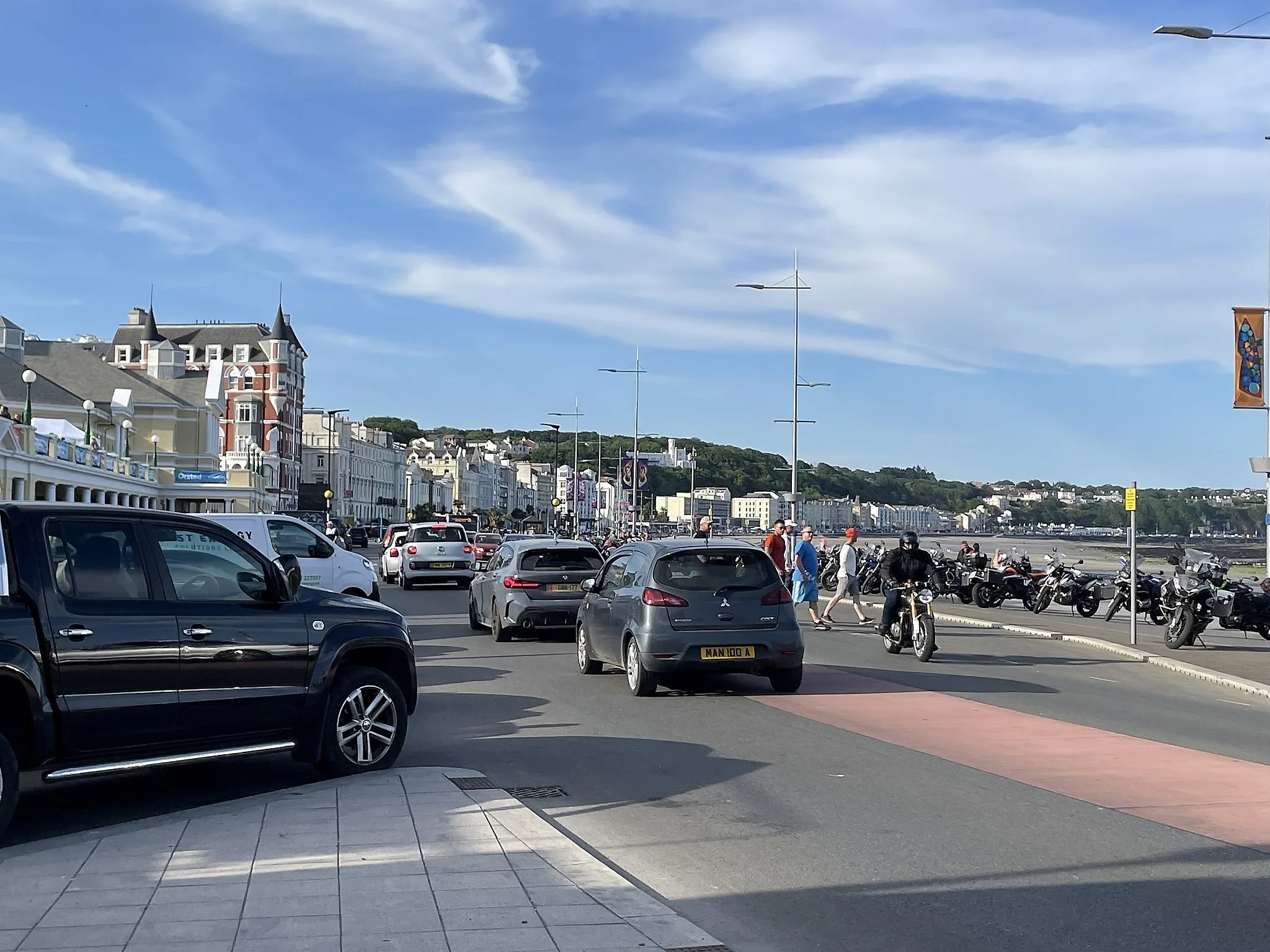 Douglas, the capitol of the Isle of Man.
