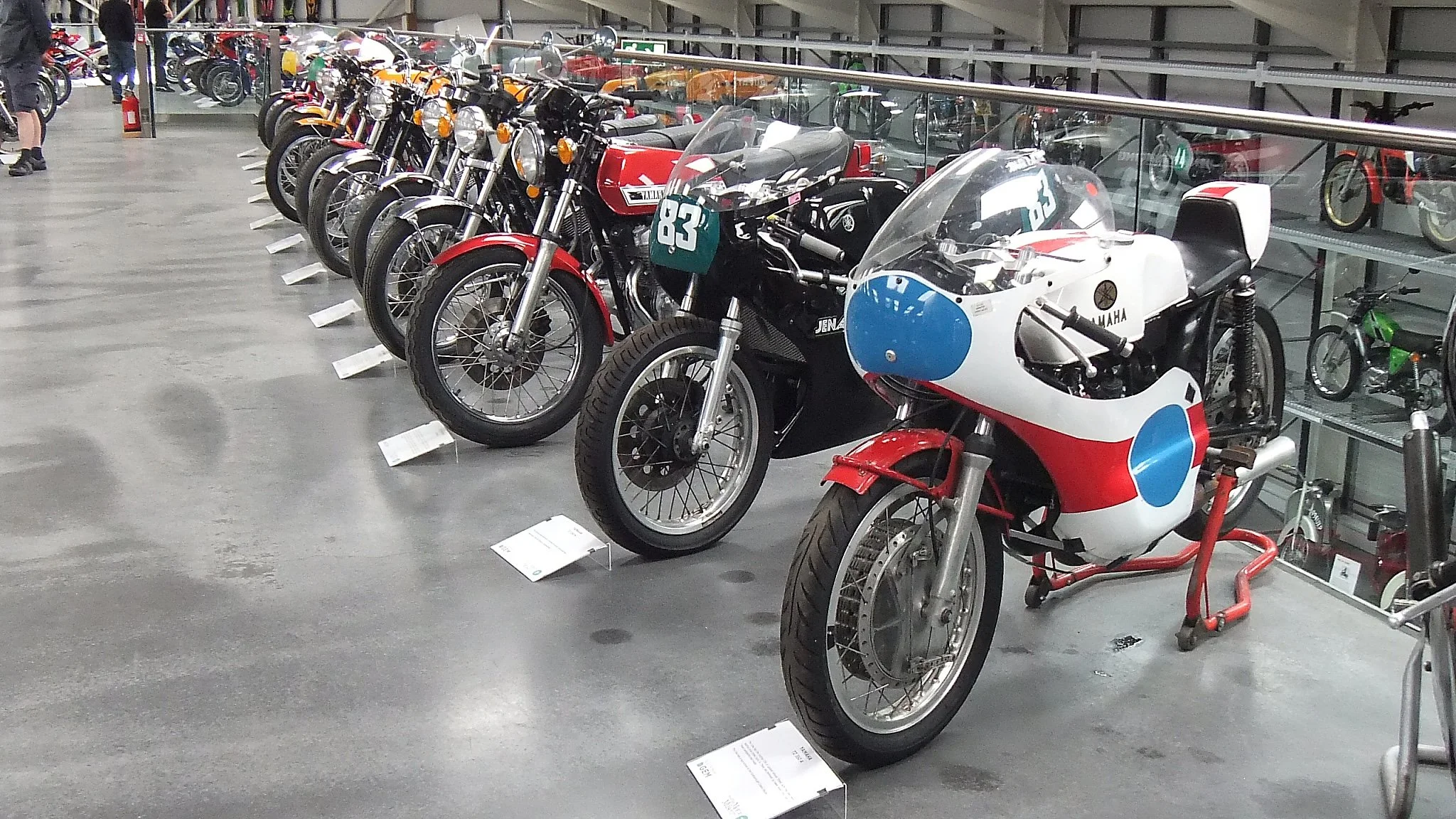 Some of the race bikes on the 2nd floor.
