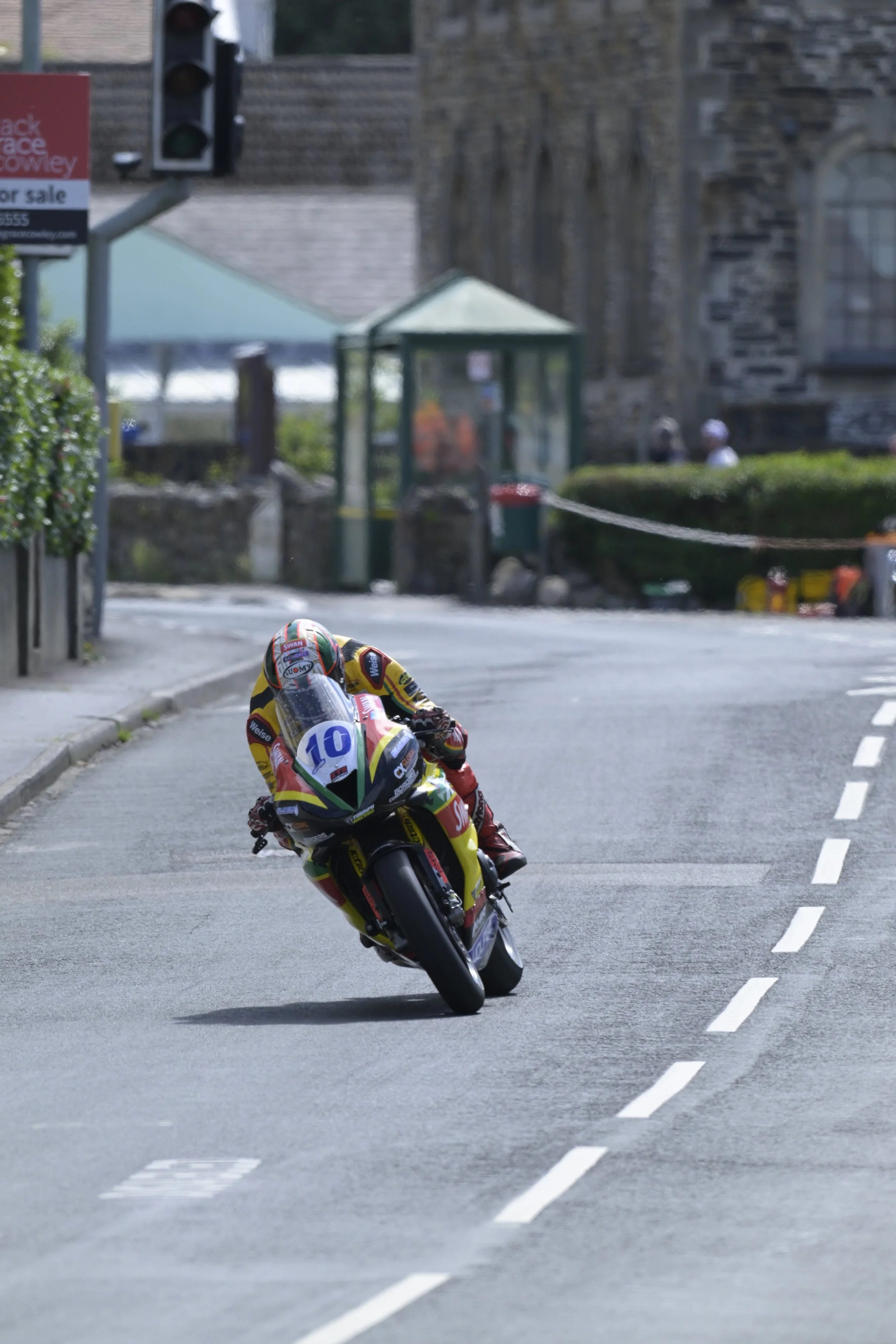 Monster Energy Supersport TT Race 1. #10 Peter Hickman - Triumph Street Triple 765 RS - Swan Racing Triumph PHR Performance. Photo taken at Kirk Michael. 