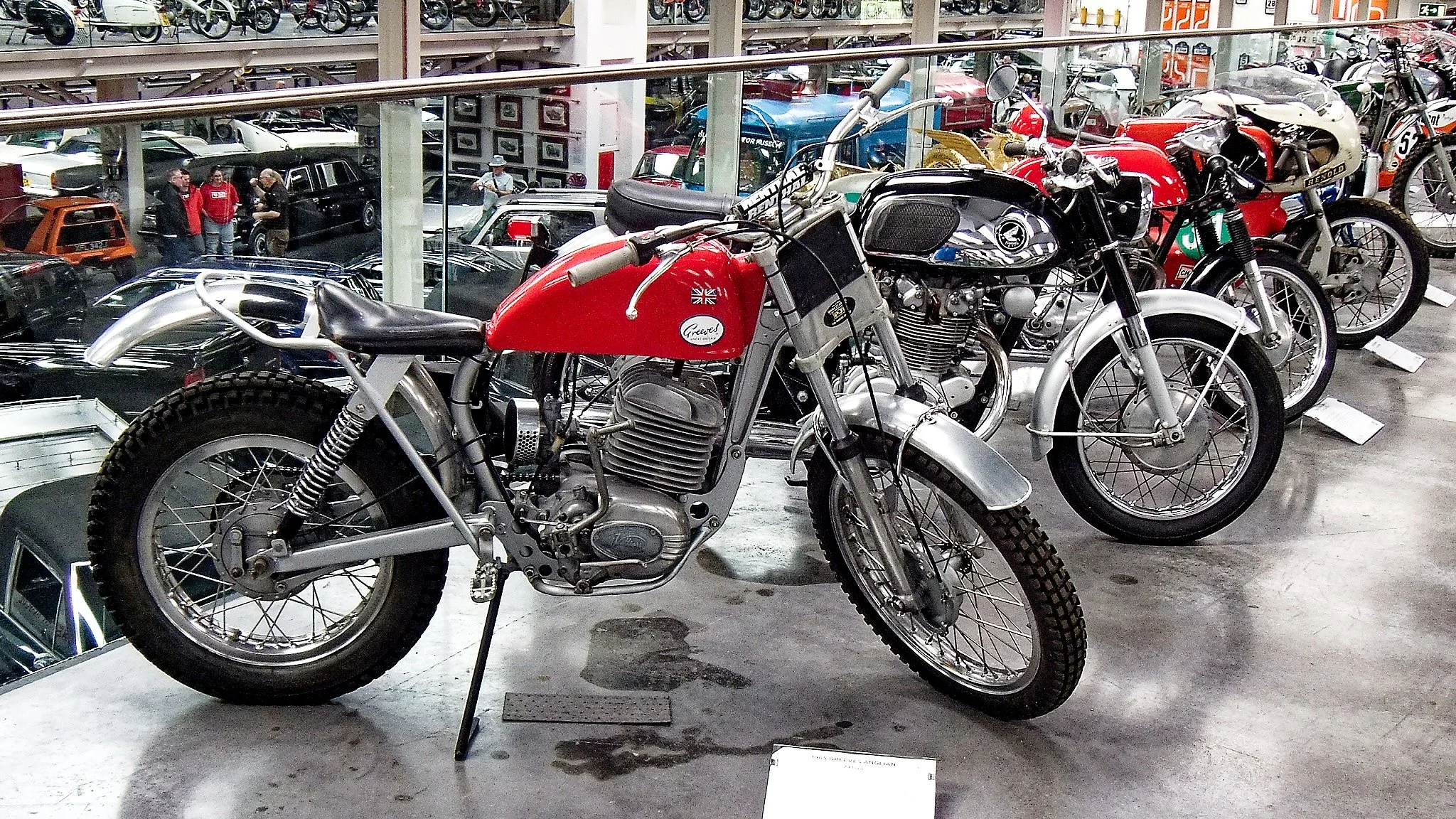1965 Greeves Anglian 250cc Trials bike. The Greeves company was originally started (as Invacar) to produce 3-wheeled motorized invalid carriages for the U.K. government. 