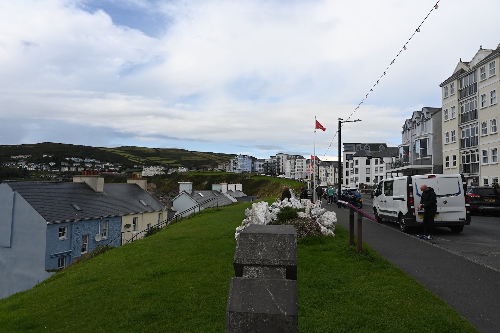 Port Erin may not look like it, but it is actually larger than Laxey. 