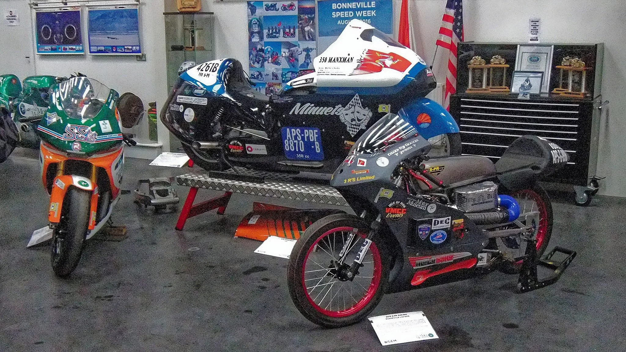 The Bonneville salt flats have hosted riders from the Isle of Man.