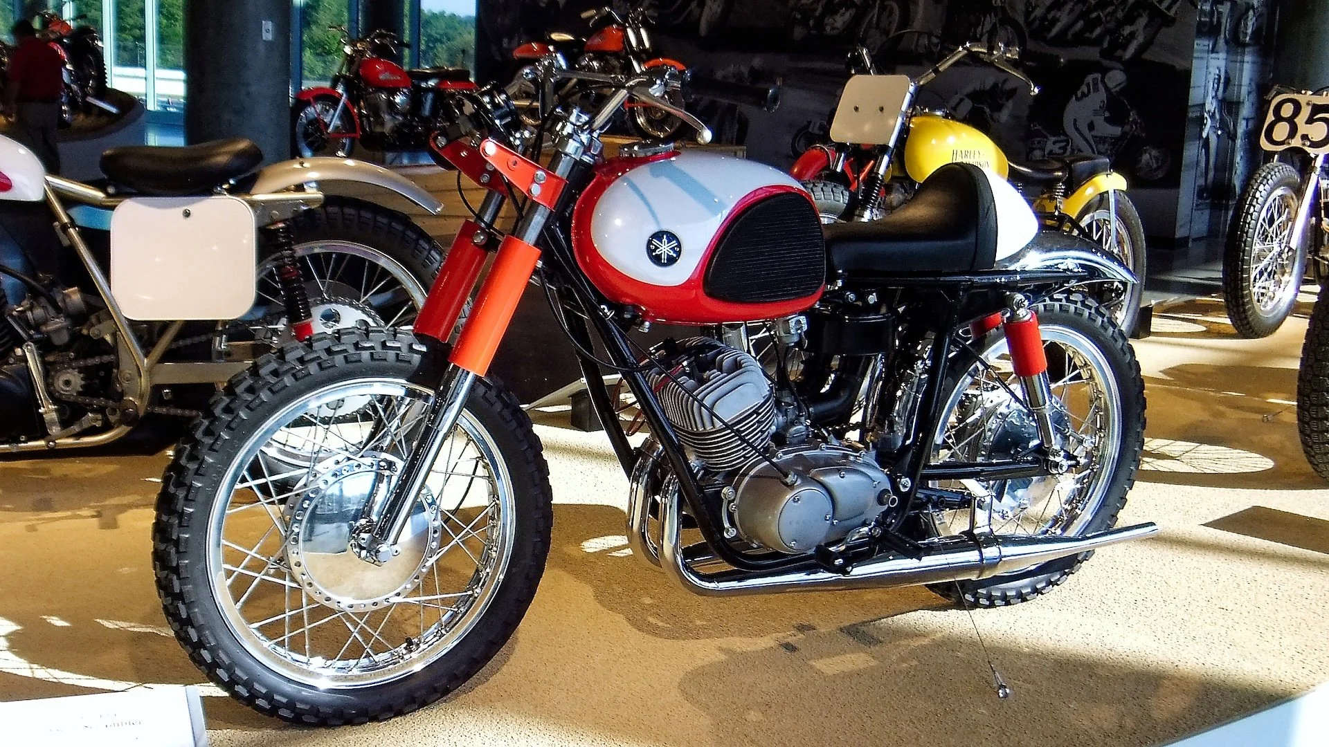 1963 Yamaha Ascot Scrambler.