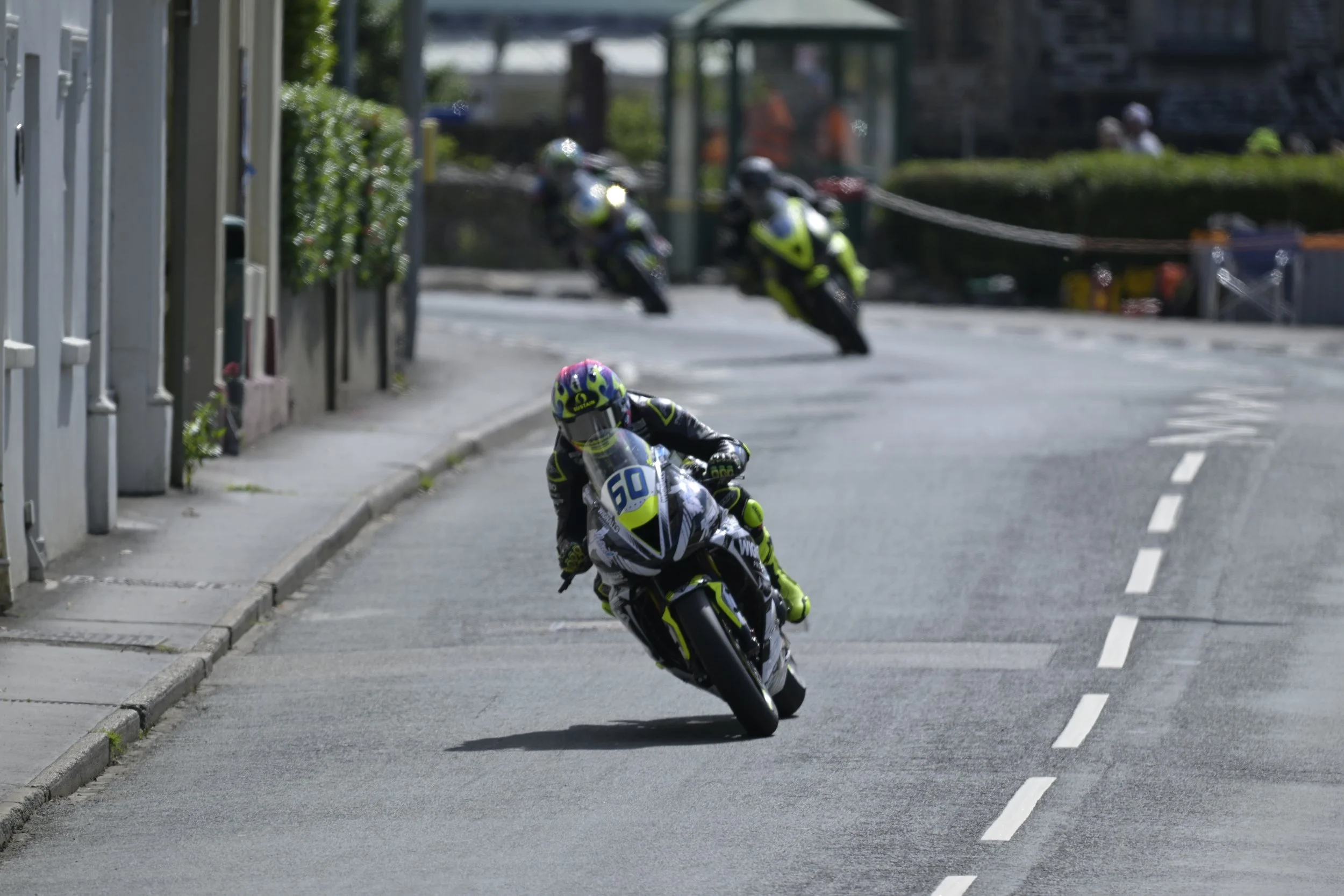 Monster Energy Supersport TT Race 1. #60 Ryan Garside - Triumph Street Triple 765 RS - Wignalls Property Triumph Racing. Photo taken at Kirk Michael.