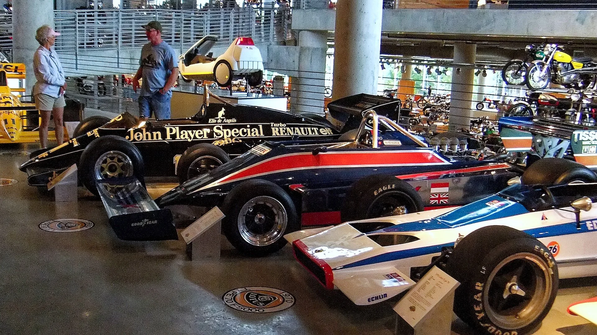 More Lotus race cars.
