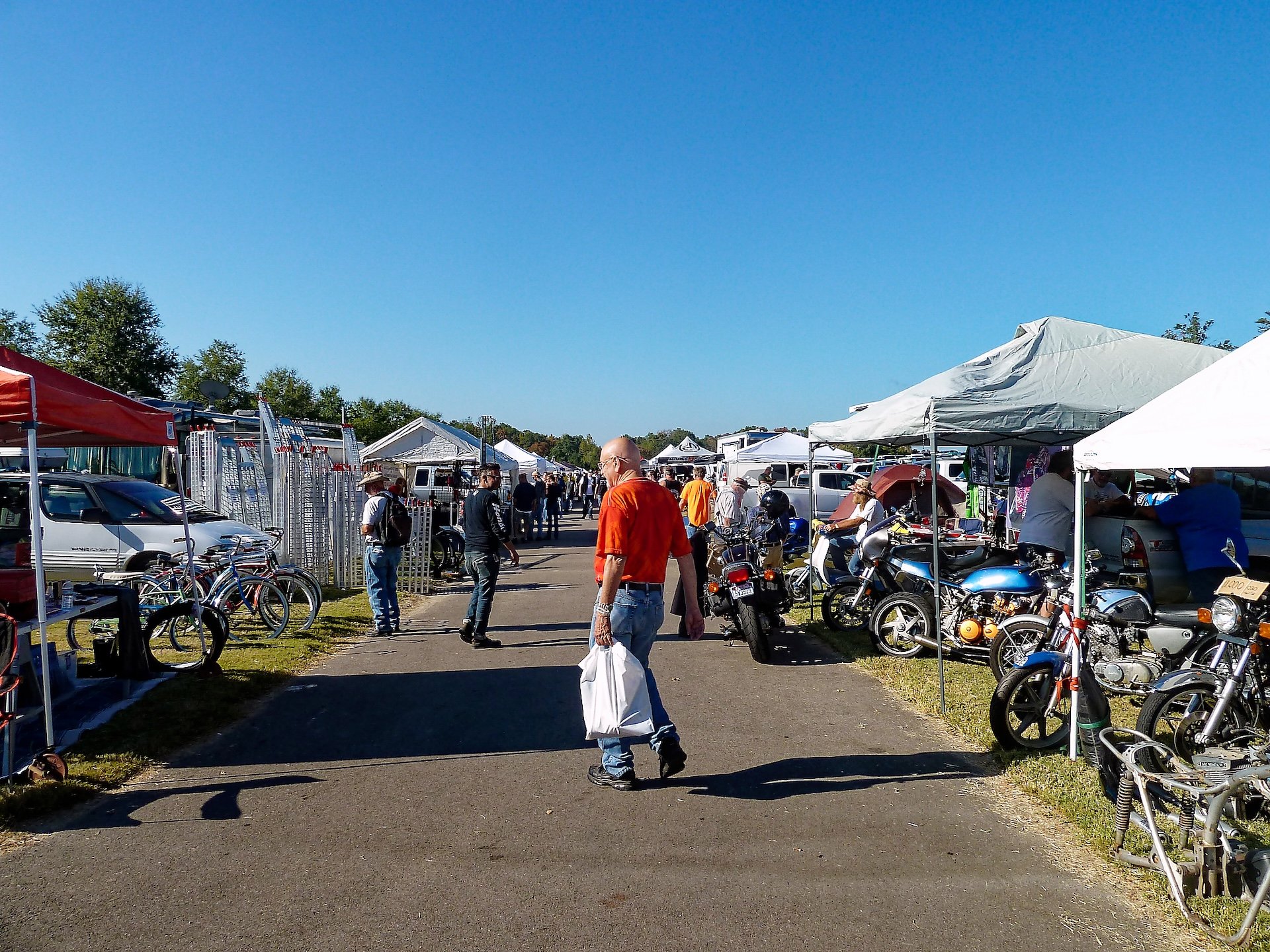 The swap meet area.  Bring money.