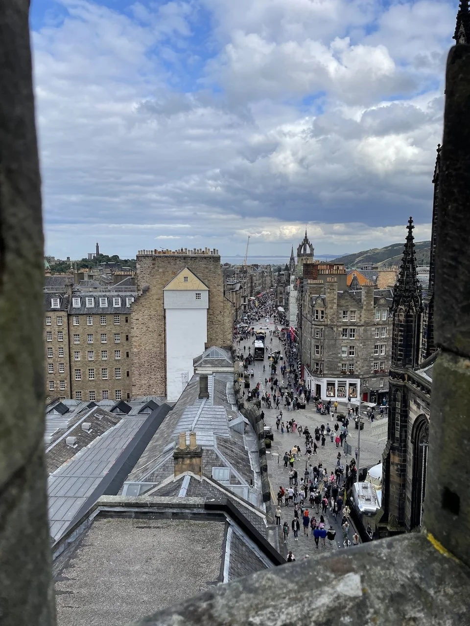Another view from the top of the Camera Obscura.