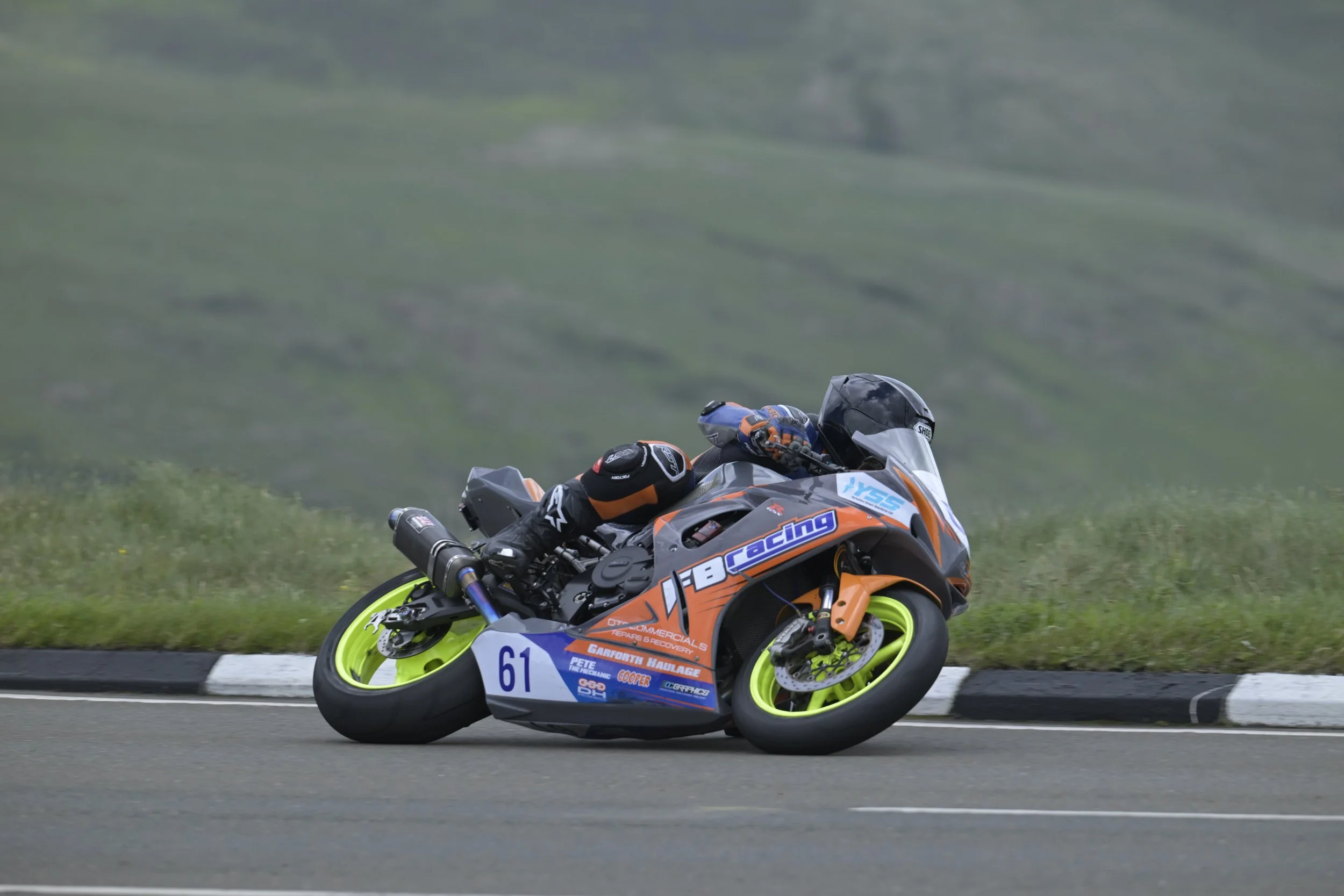 Monster Energy Supersport TT Race 2. #61 Daniel Forbes - Suzuki R750 - Fb Racing. Photo taken at Bungalow. 