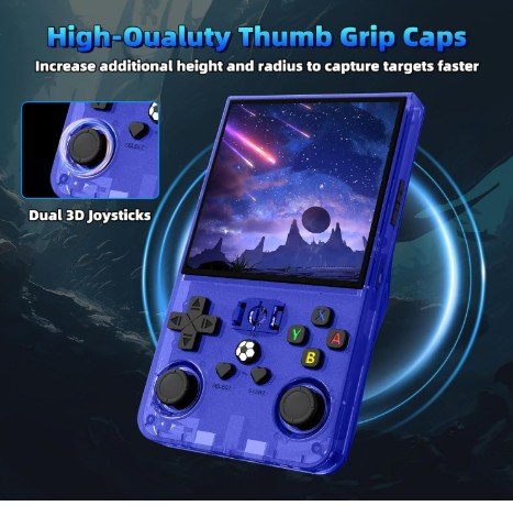 $150 - R36MAX Retro Handheld Game Console --- 4.0 Inch IPS HD Screen Retro Gaming Console, Linux System, 30+ Emulator Games Retro Game Console, 4000mAh Battery, Built-in 64G TF Card
