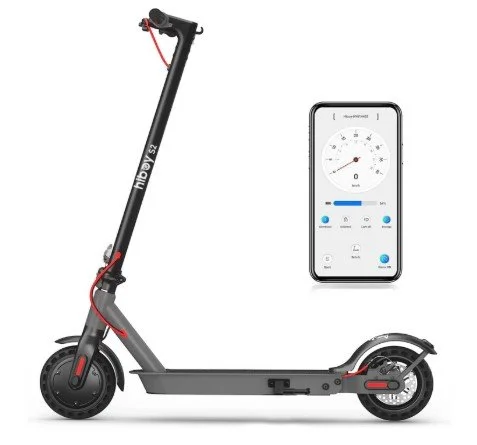 $500 - Hiboy S2 Electric Scooter --- 8.5" Solid Tires - Up to 17 Miles Long-Range & 19 MPH Portable Folding Commuting Scooter for Adults with Double Braking System and App