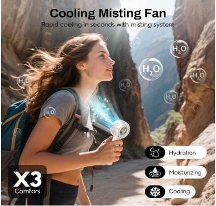 $25 - Turbo Misting Fan 