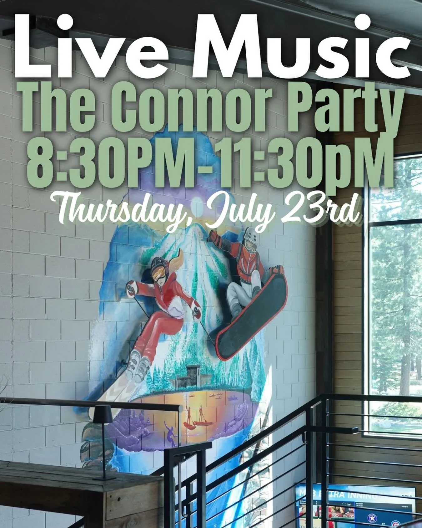 The music doesn&rsquo;t stop at @liveatlakeviewcommons 🎶

After the concert, take a short walk over to The Woods and keep the night going with more live music @theconnorparty , delicious bites, and your favorite cocktails! 

Music starts at 8:30pm

