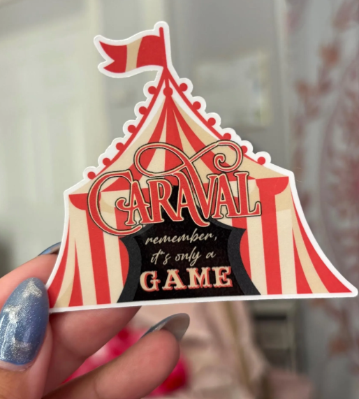 Caraval It’s Just A Game Sticker