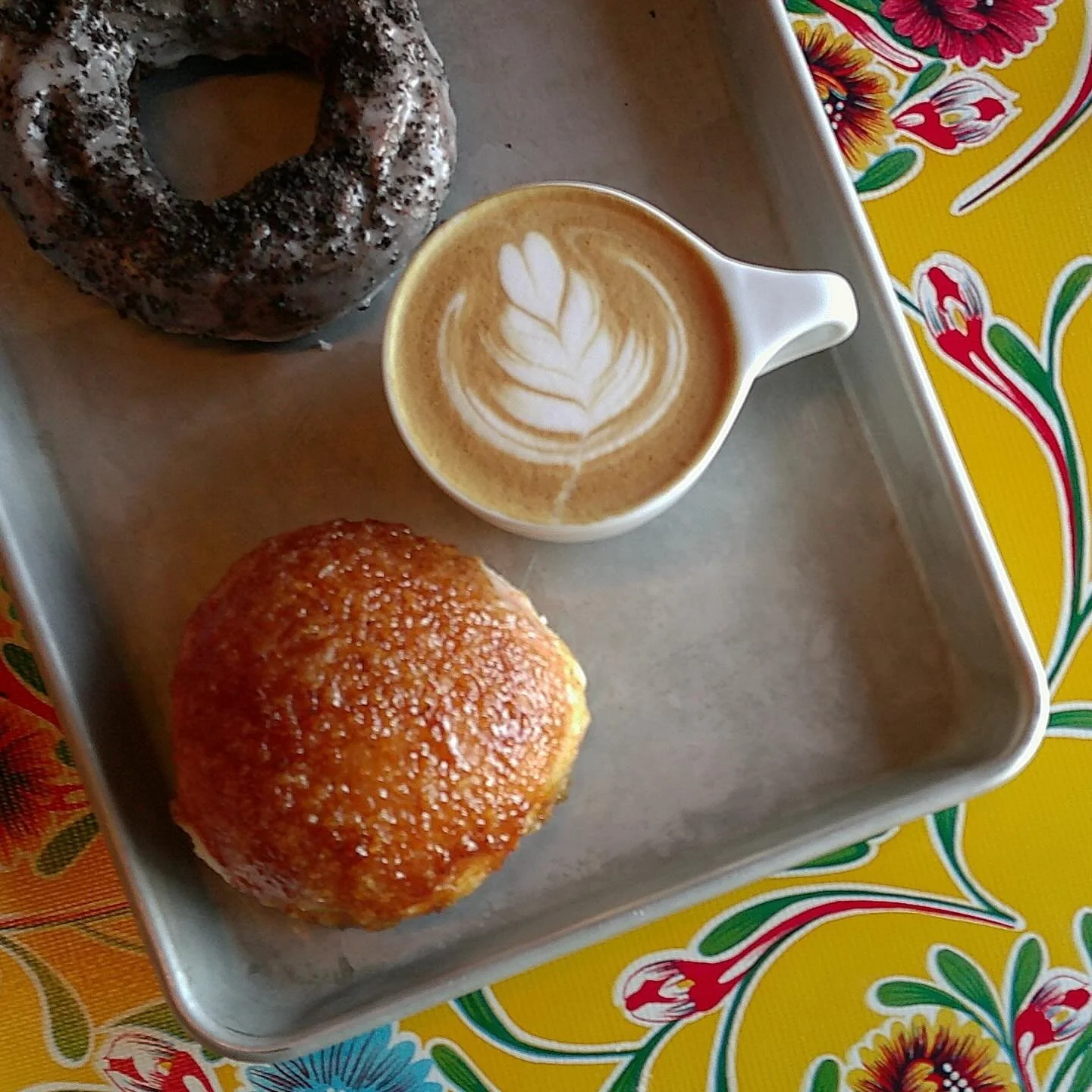 I had mostly Icelandic hot dogs, cappuccinos, and cinnamon rolls (plus an exceptionally tasty Creme Br&ucirc;l&eacute;e donut). Adam went full Viking *or Alaskan* on puffin, whale, and fermented shark lol &ndash; somehow it all balances out.