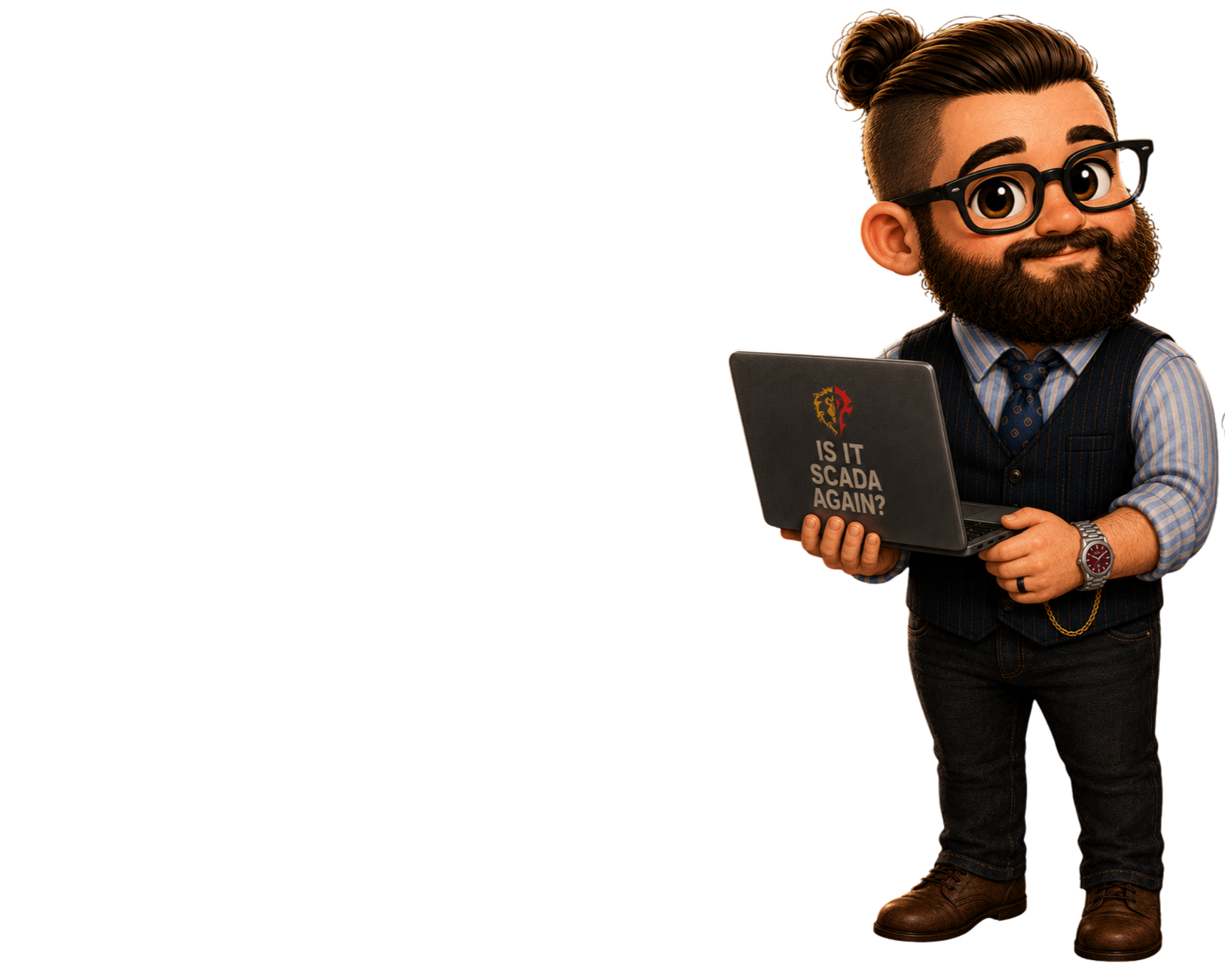 Daniel Dzielski - Cartoon Version from advertising - Copyright by Erin Dzielski 2026