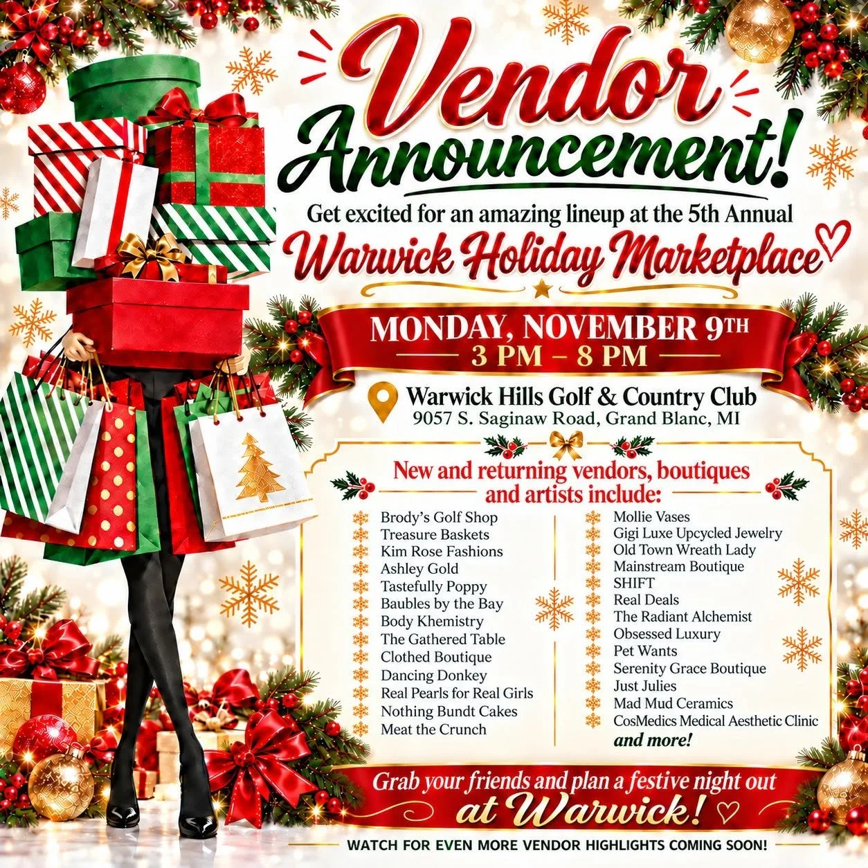 Warwick Holiday Marketplace 2026