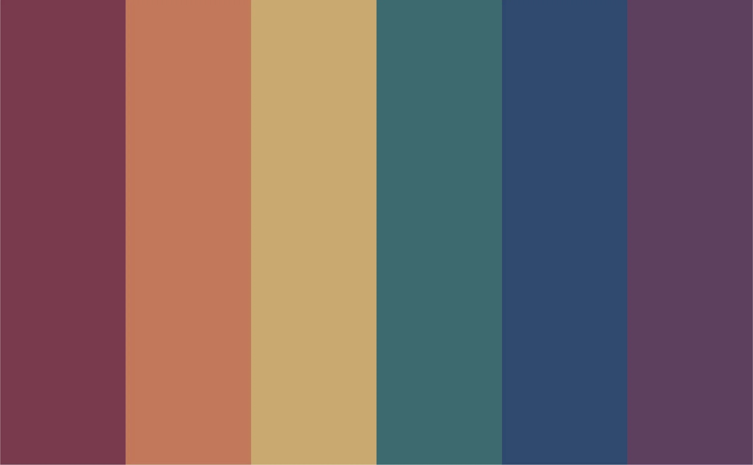 warm autumn pallet for color analysis