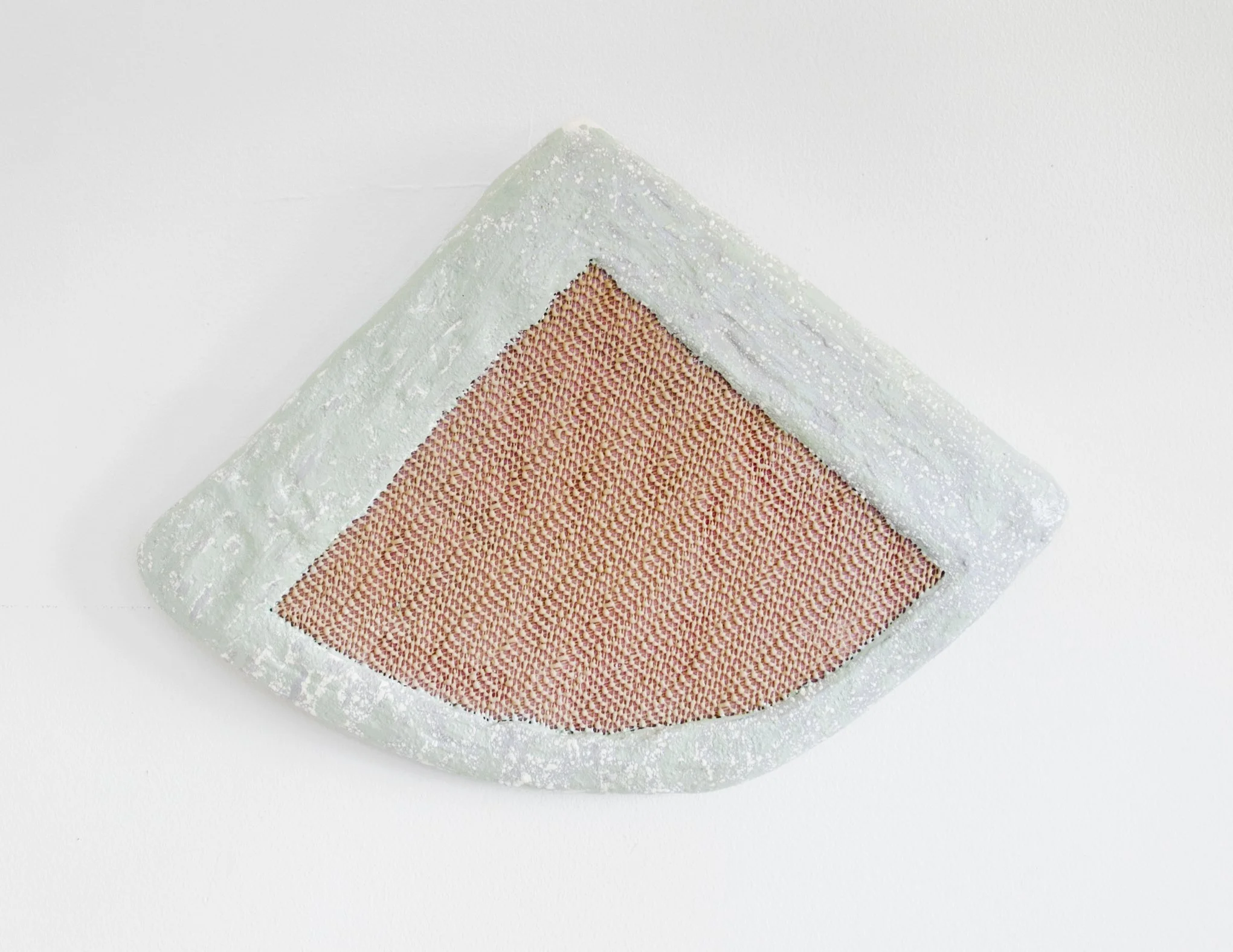 'Fanware'
16 x 12in Acrylic and foam on plaster. 2012.