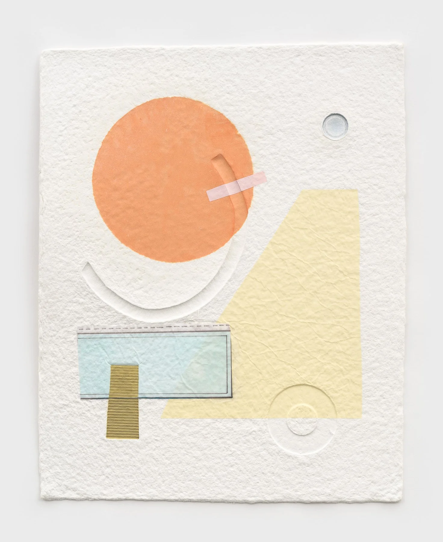 Shape Shift (9)
15.5 x 19.5in
Embossed cotton and found paper collage
2024