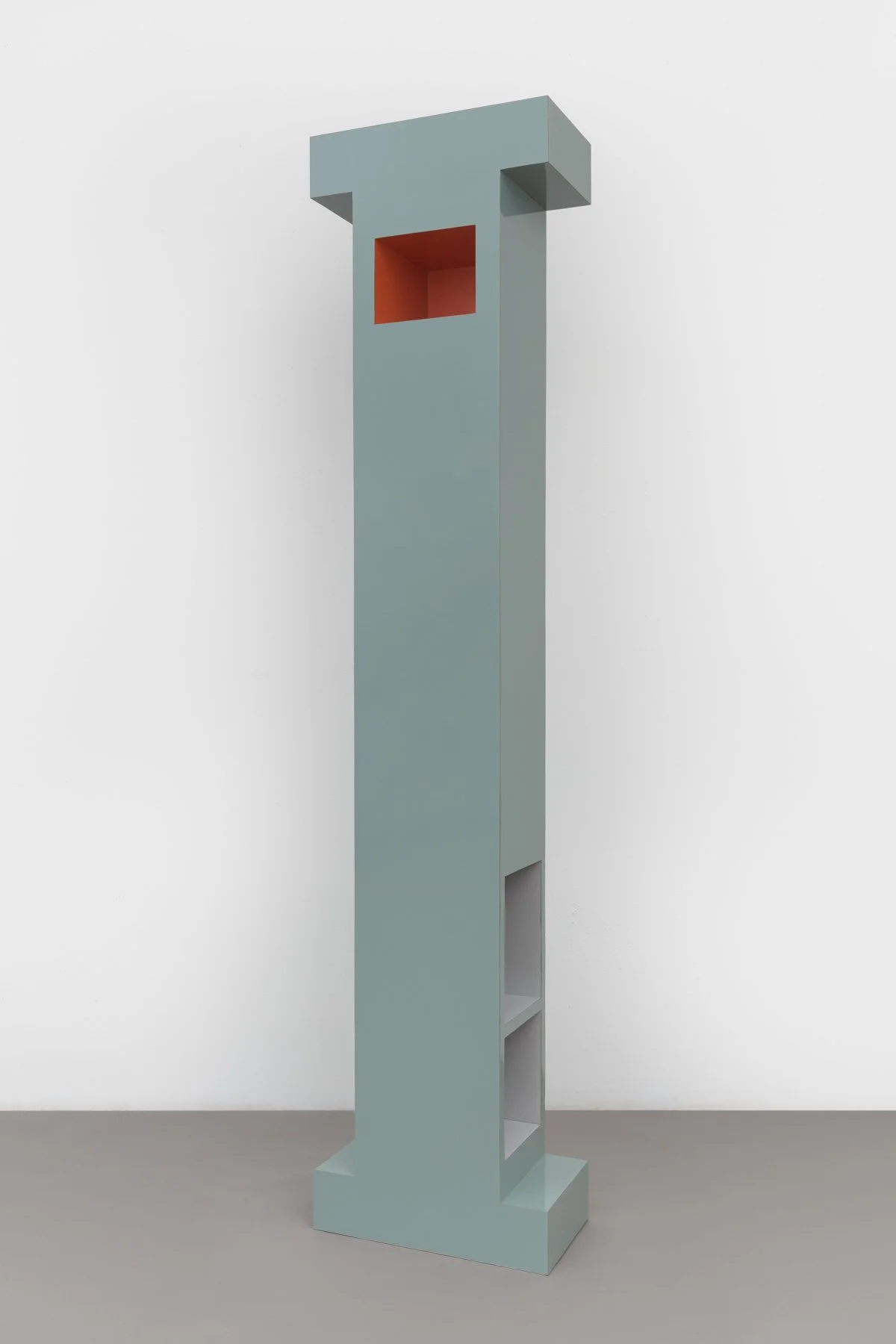 'I (8)', 92 x 20 x 11in, Laminate veneer and wood. 2021 