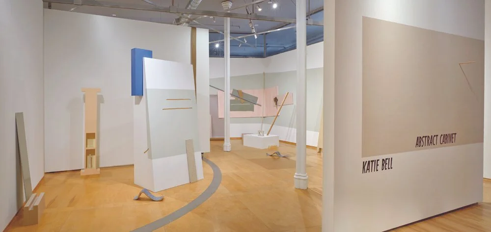 'Abstract Cabinet' Dimensions Variable. Wood, acrylic, laminate, marble, granite, fiberglass, aluminum, rubber, concrete, rope, vinyl, and drywall. 2020.
