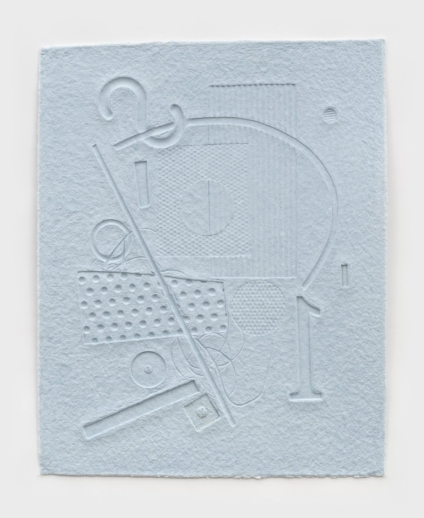 Monochrome Blue (3)
15.5 x 19.5in
Embossed cotton 
2024
