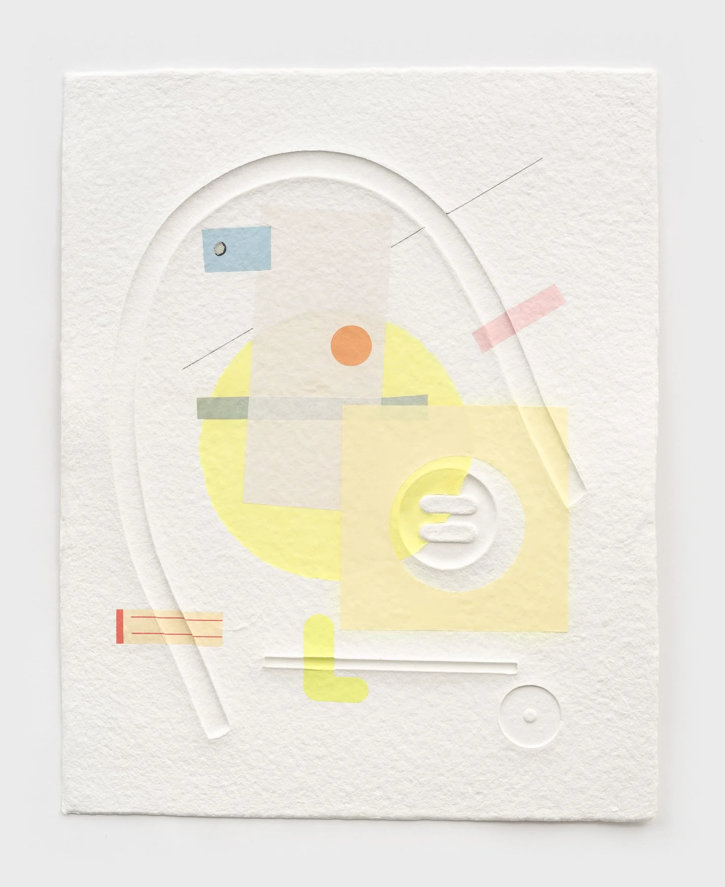 Shape Shift (4)
15.5 x 19.5in
Embossed cotton and found paper collage
2024