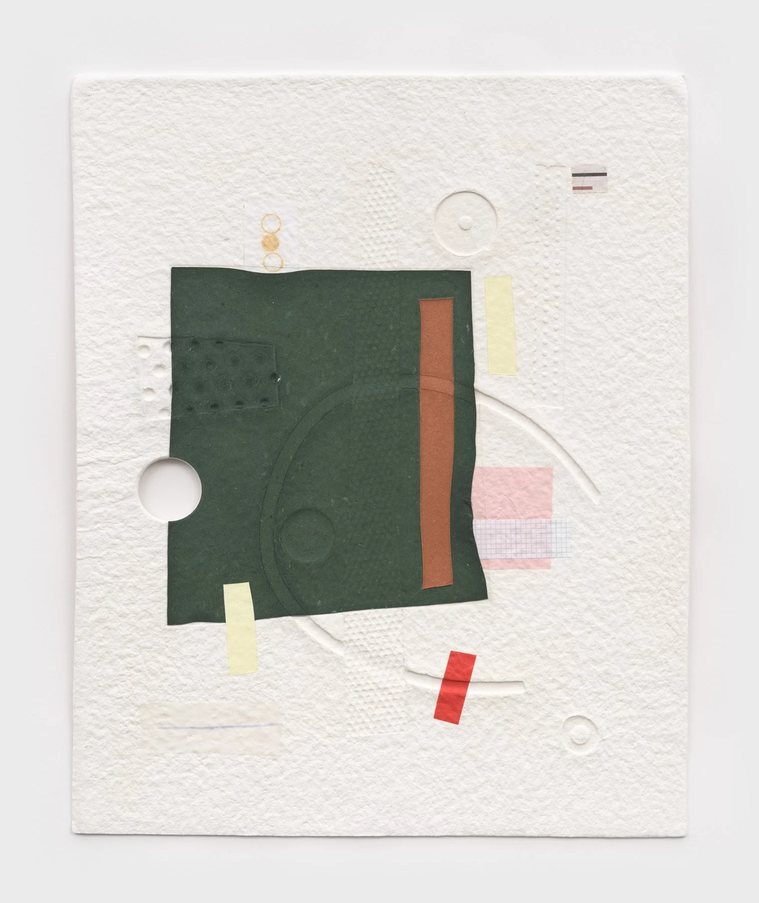 'Shape Shift (2)'
15.5 x 19.5in
Embossed cotton, found paper collage, and marker
2024