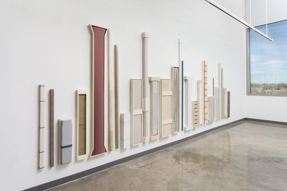 'Ladders and Columns'
Dimensions Variable Wood, acrylic, foam, fabric, and laminate. 2016