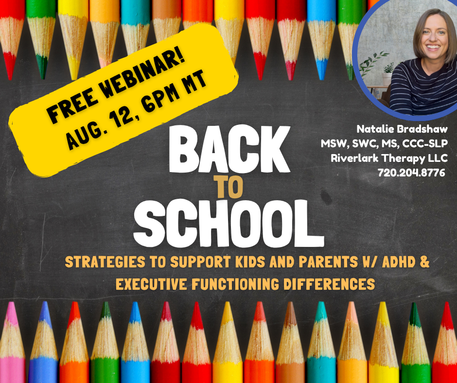 Back to School: Strategies for kids (and parents) with ADHD & Executive Functioning Differences