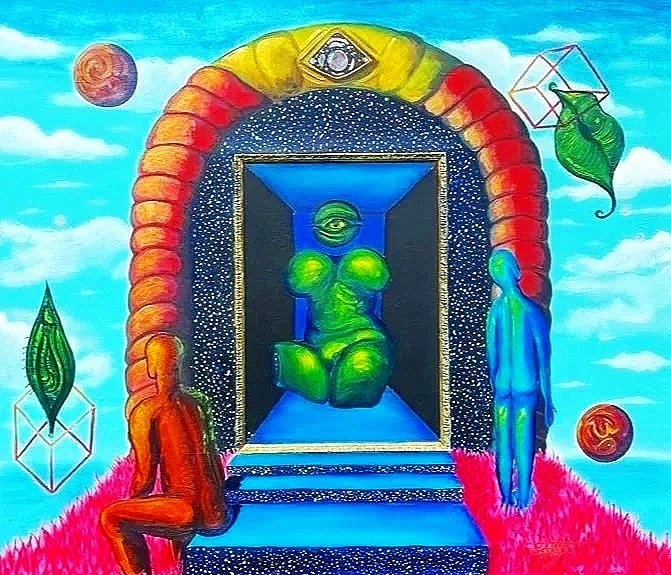 "Idolust" /
Oil Paint on Canvas /
47"x53" (Inches) /
2025