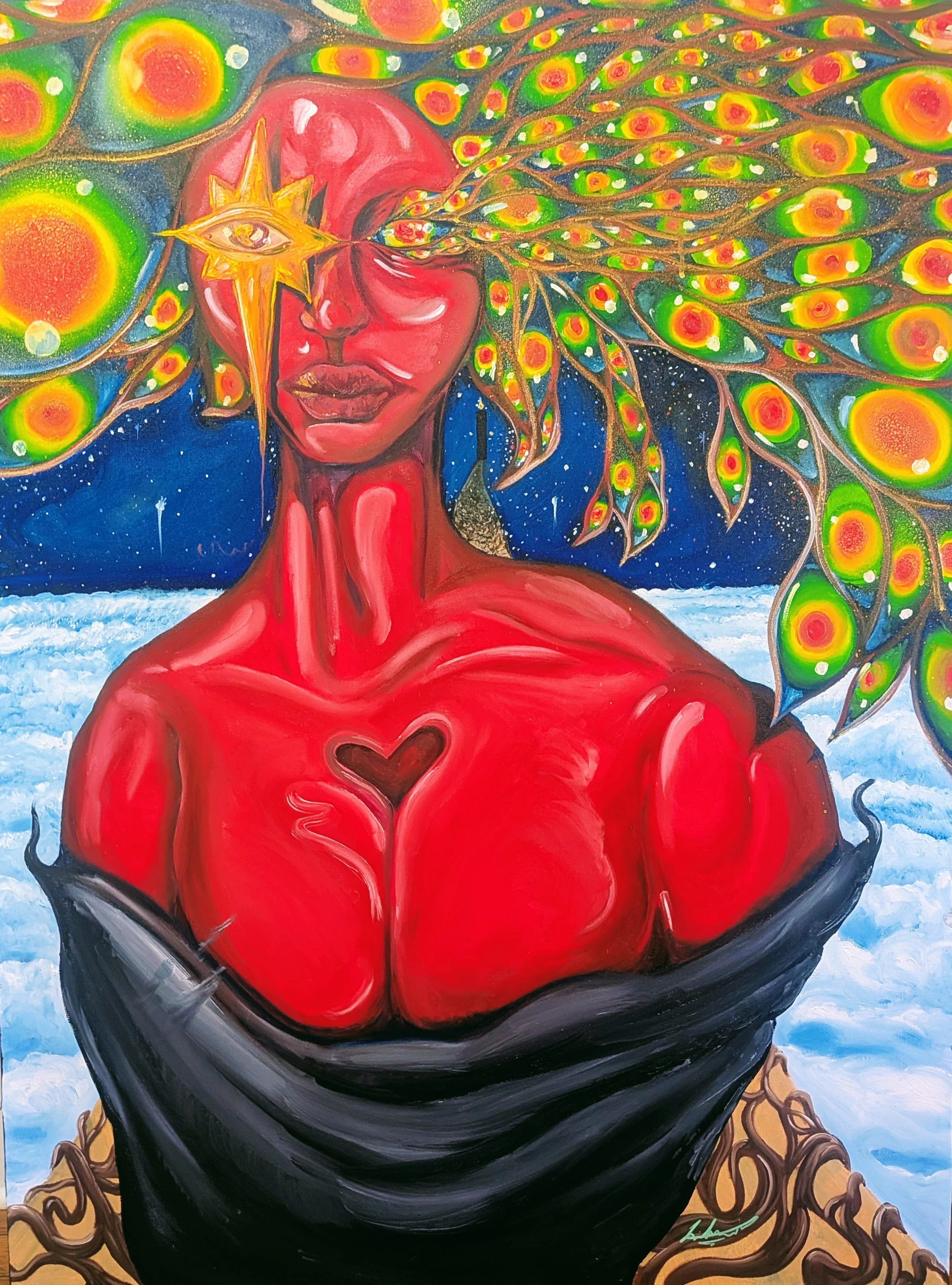 "Do you wish to continue...?" /
Oil Paint on Canvas /
36"x42" (Inches) /
2026 