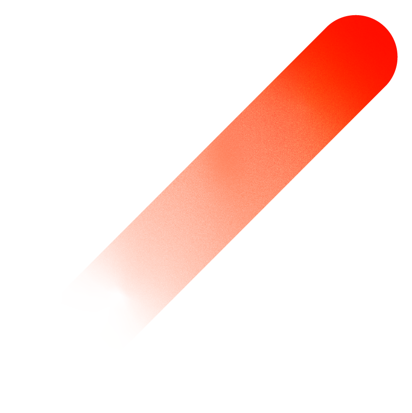 A digital illustration of a capsule-shaped pill with a gradient red to peach color on a white background.
