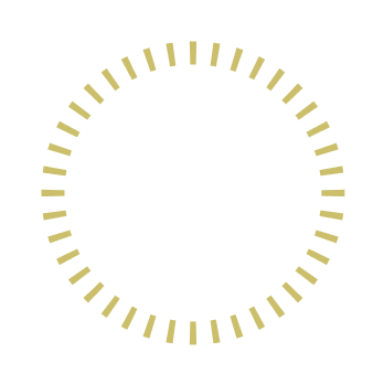 A clock with no hands or numbers.