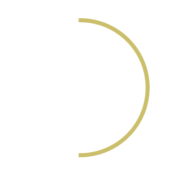 Black background with a stylized gold crescent shape.