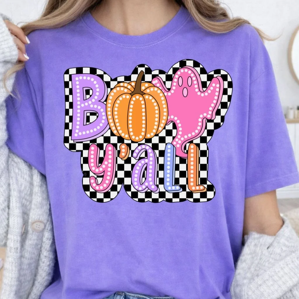 Boo Ya'll Halloween PNG Digital Download Design