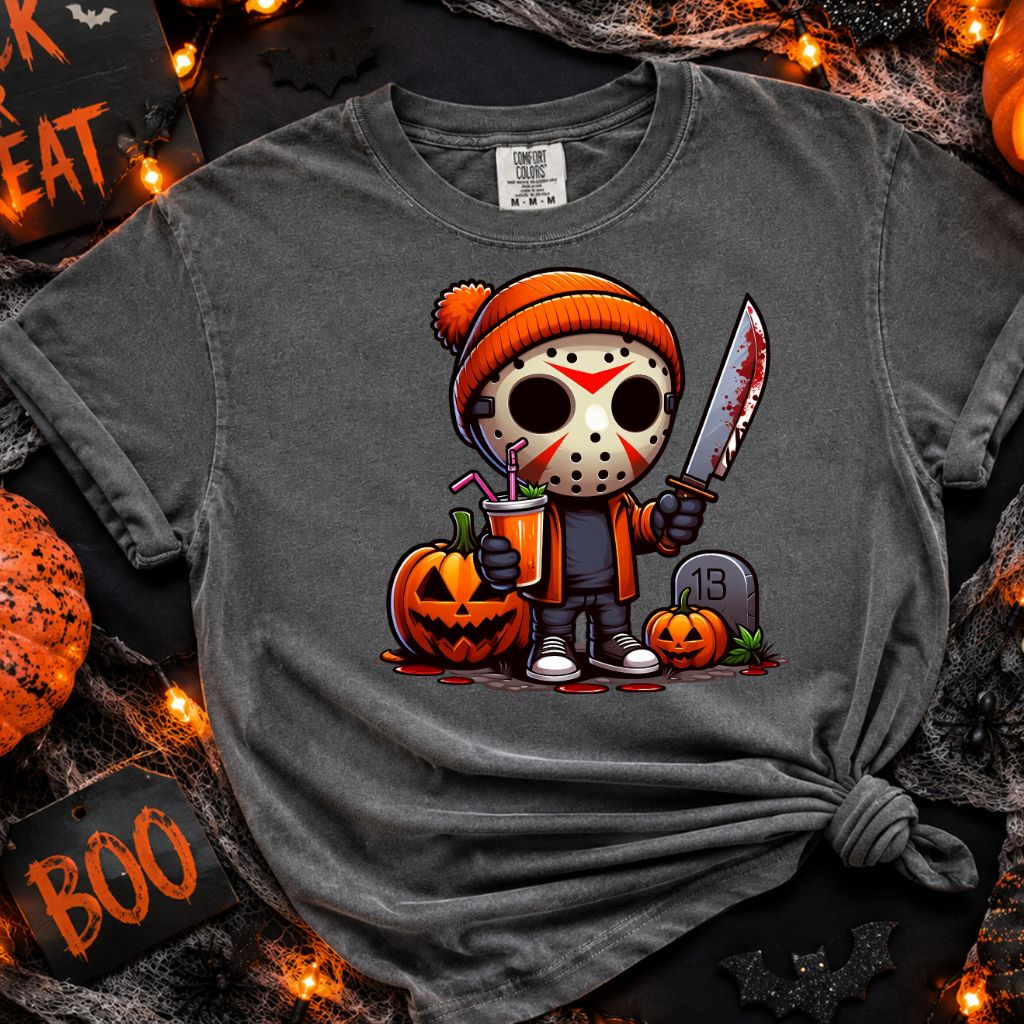 Jason Friday the 13th Cute Halloween PNG digital download design