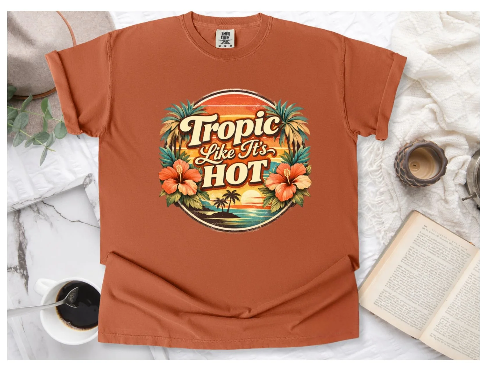 Tropic like its Hot PNG Digital Download Design