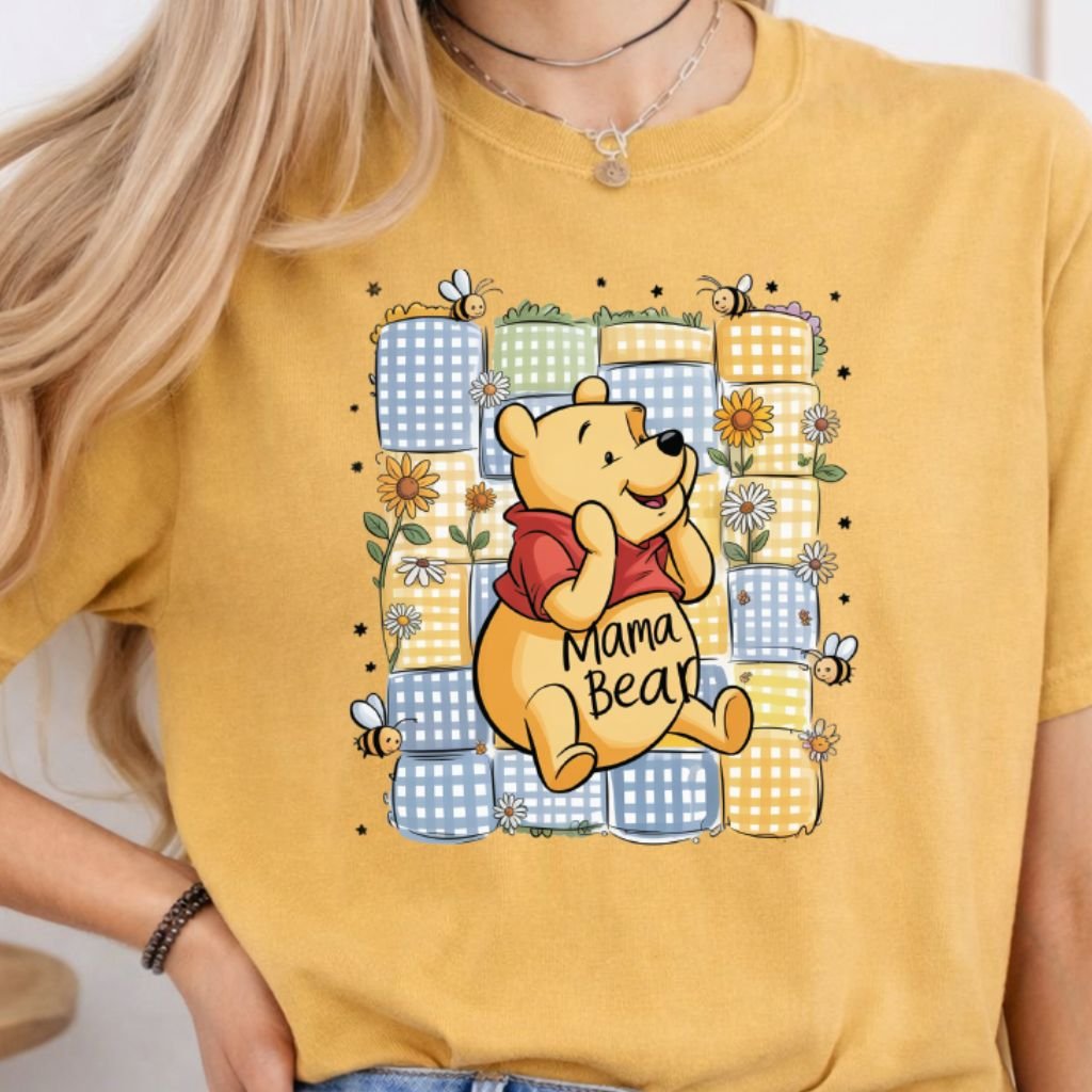 Mama Poo Bear Cute PNG Digital Download Design