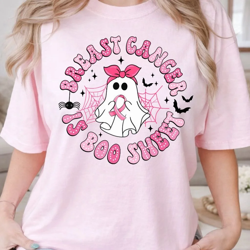 Breast Cancer is Boo Sheet PNG digital download design