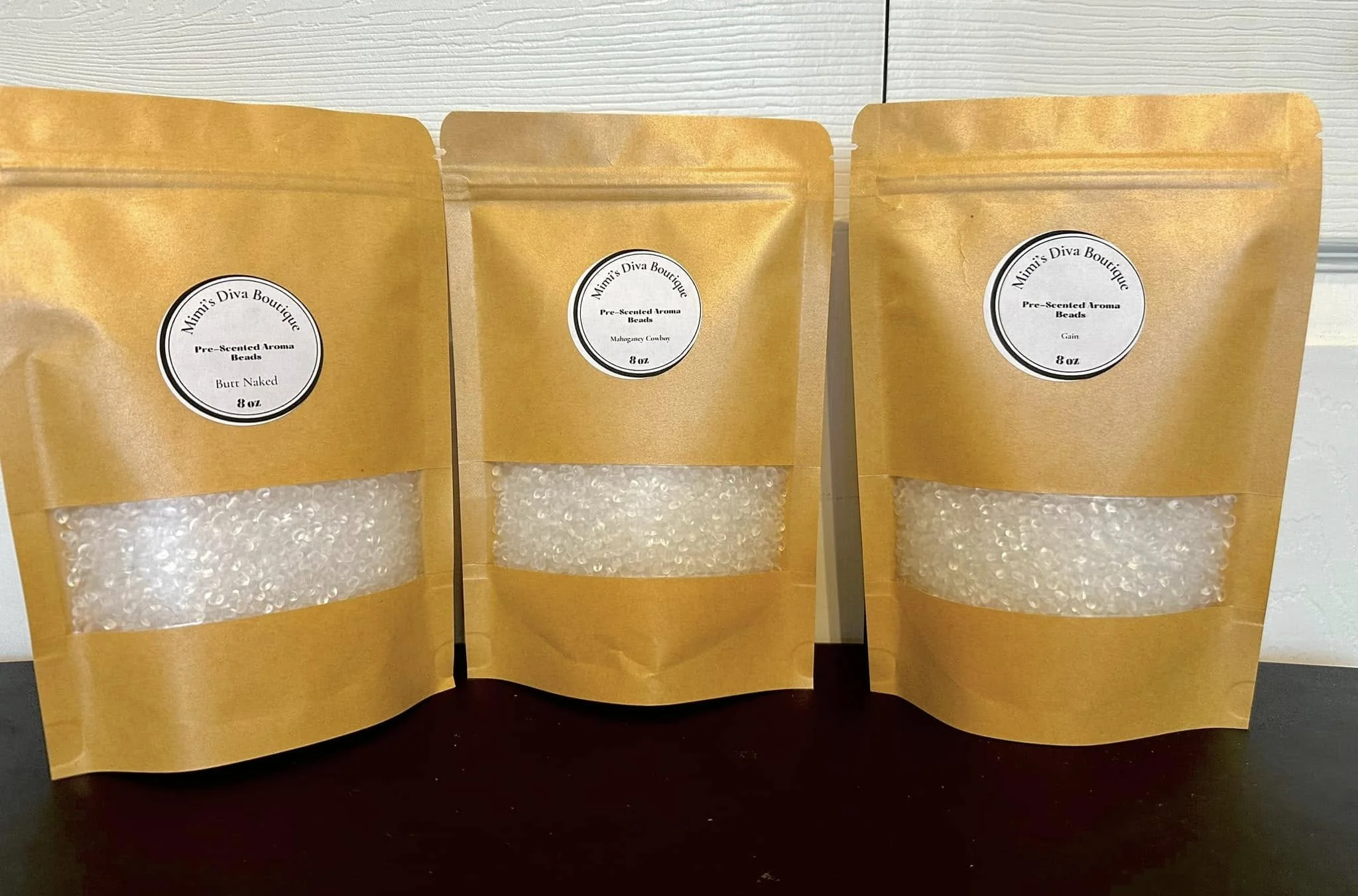 Pre-Scented Cured Aroma Beads Bagged 8oz for Car Freshie Making