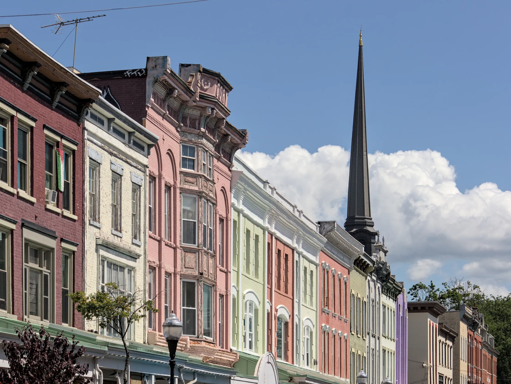 I only took photos of shops and food, so here a cute picture of the town via Getty!