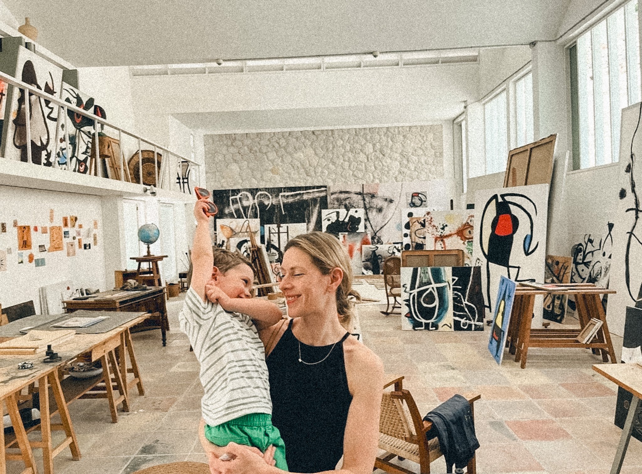 Painter and artist Miro's art studio in Mallorca
