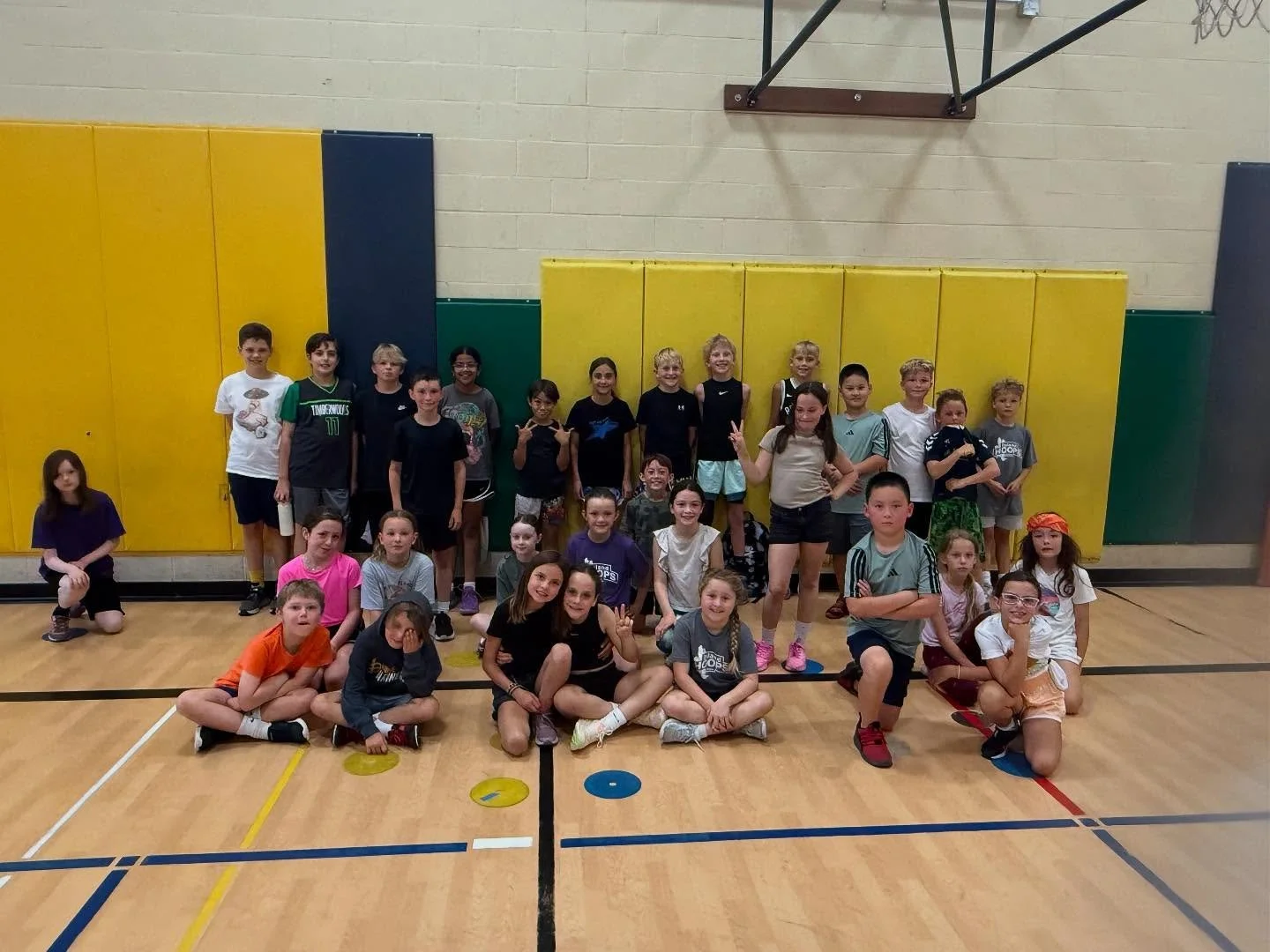 Another great group of young athletes at basketball camp this week! A joy every minute to work with.