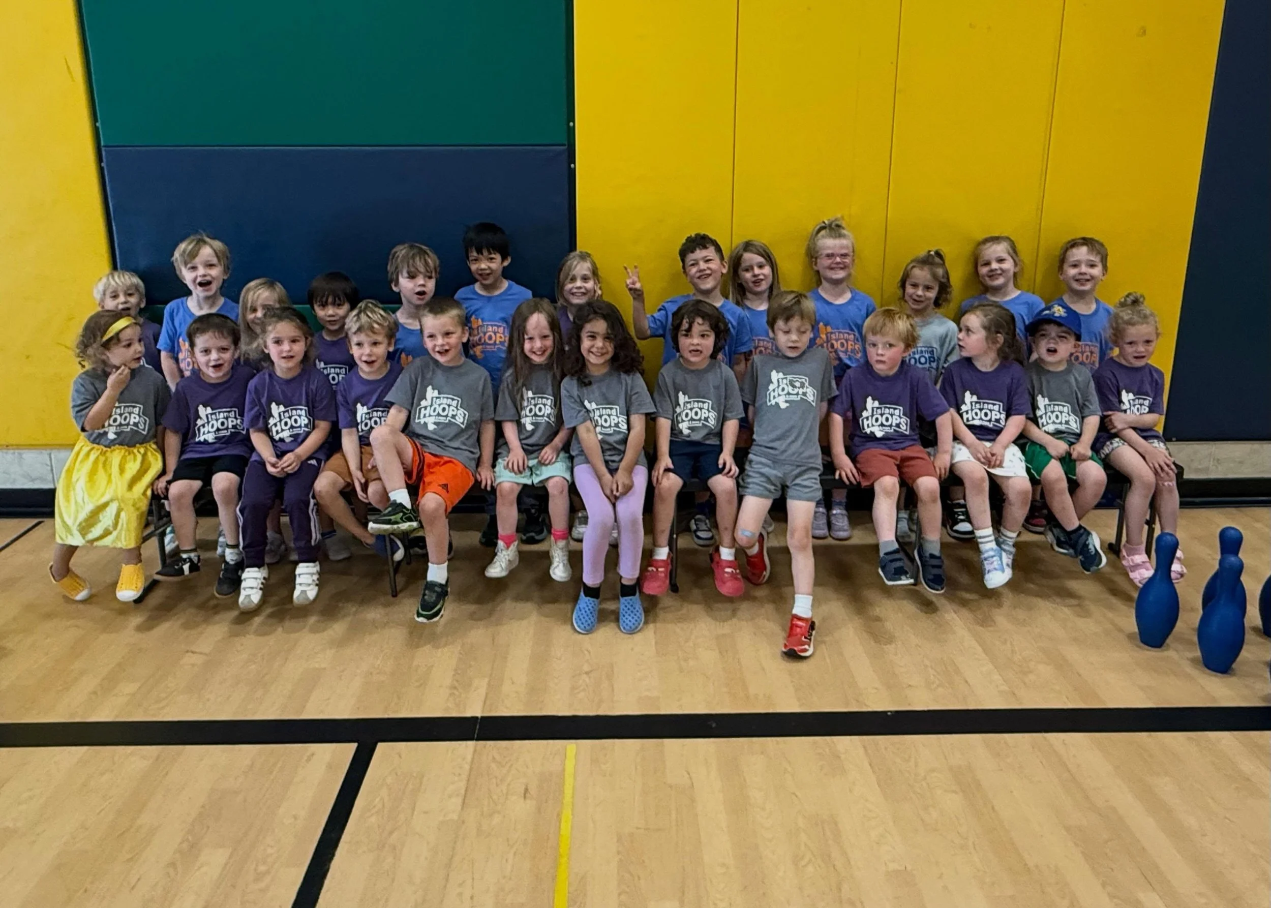 A fantastic group of preschoolers this week for sports camp!