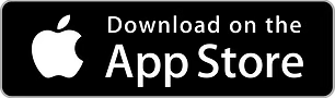 Apple App Store download button with Apple logo and text