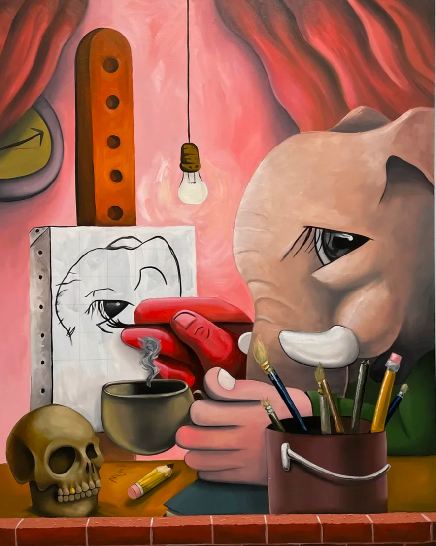 On the Shortness of Life (1/3)
Oil on canvas
48 x 60
2021