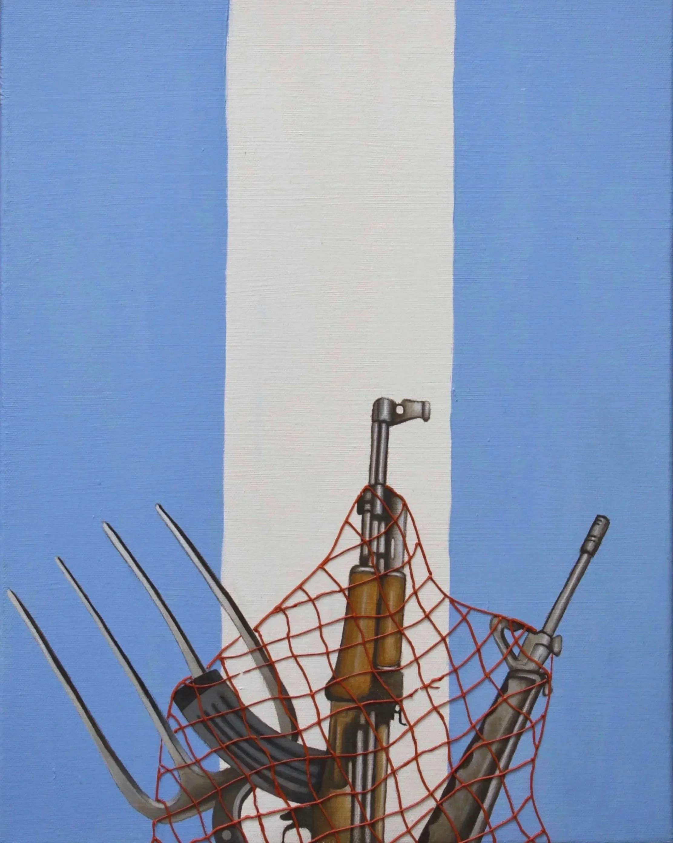 Pistolas Amargas
Acrylic on canvas
14 x 18
2025